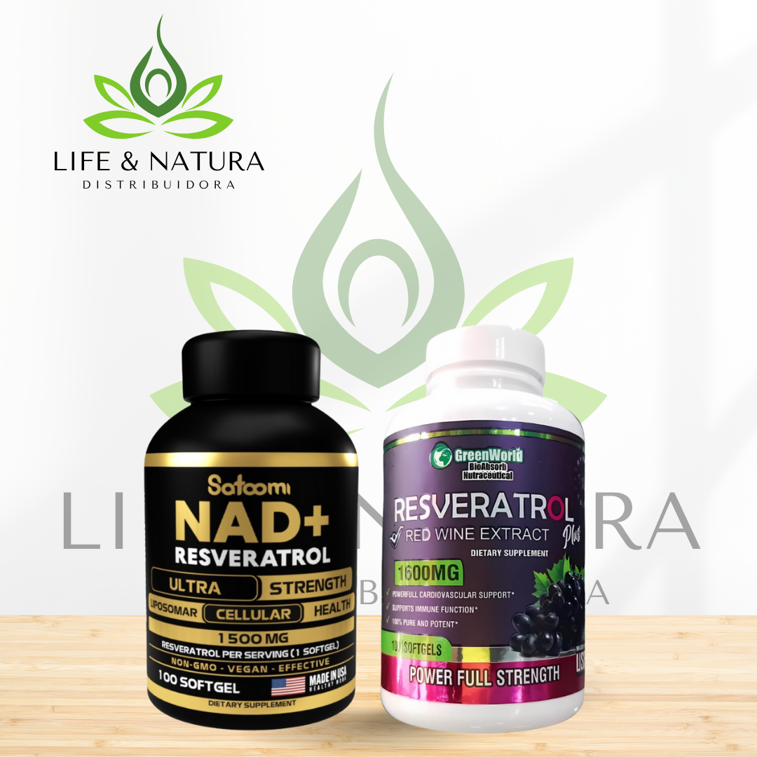 ✨ Combo Premium NAD+ & Resveratrol ✨